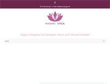 Tablet Screenshot of mumuyoga.com